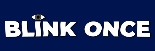Secondary logo, navy background